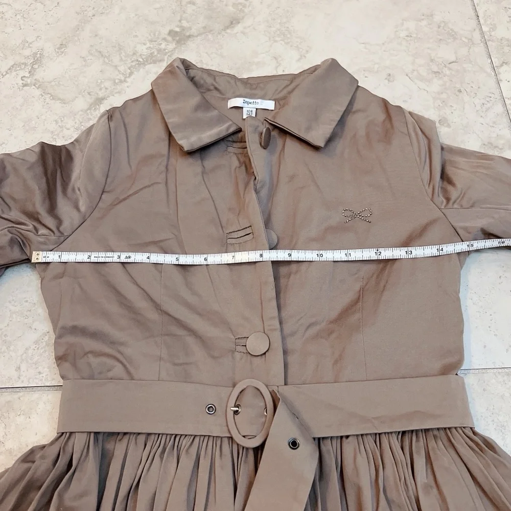 Repetto trench Belted Dress Coat - Picture 3 of 6